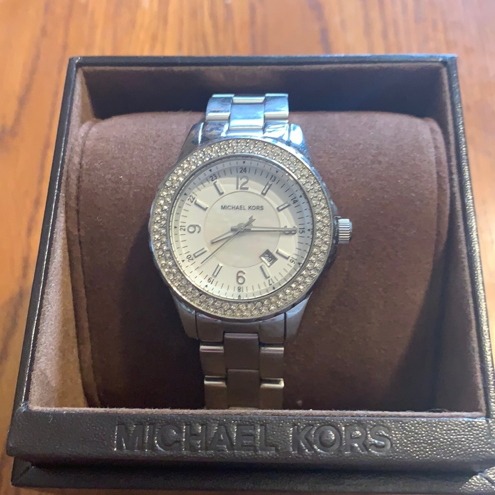 Women’s Michael Kors silver watch